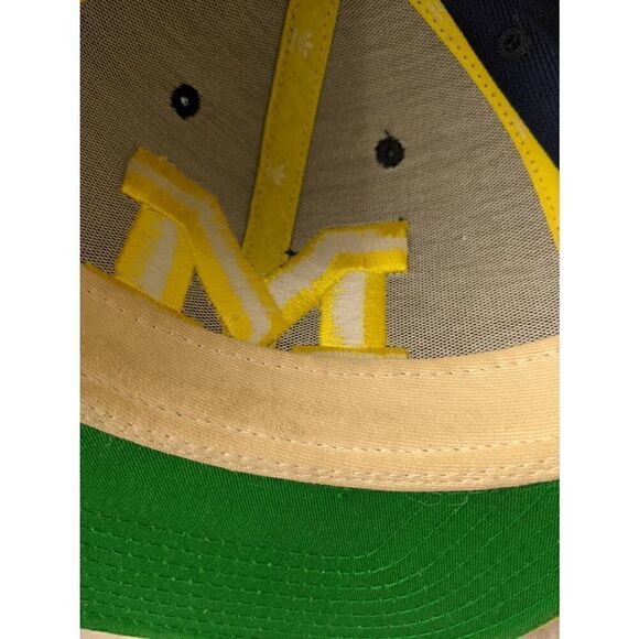 Michigan Wolverines One size  Cap Fitted Yellow Adidas Climate Embroidered Hat‎ - Picture 7 of 8